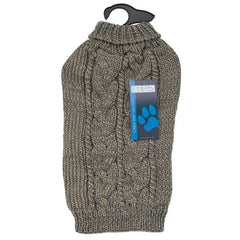 Casual Canine Cable Knit Sweater XS Chive