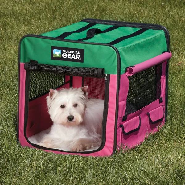 Guardian Gear Collapsible Crate S Pink/Green