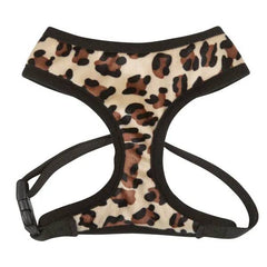 Casual Canine Plush Print Harness L Leopard