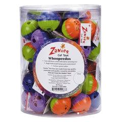 Zanies Whoopeedos Cat Toyss Canister 60 pc