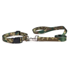 Casual Canine Camo Lead 6Ftx1In Green