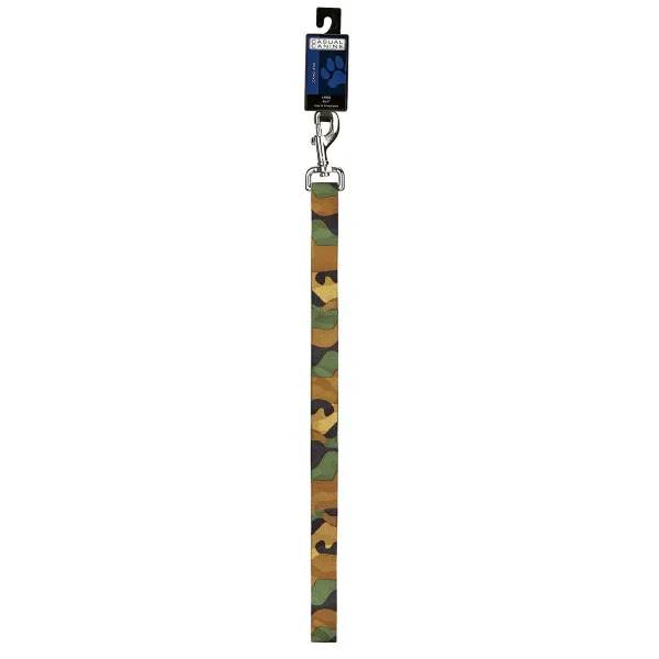 Casual Canine Camo Lead 6Ftx1In Green