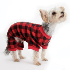 Casual Canine Buffalo Check Pajamas L