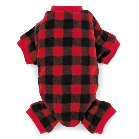 Casual Canine Buffalo Check Pajamas L