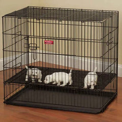 ProSelect Puppy PlayPen w/Plastic Pan S Black