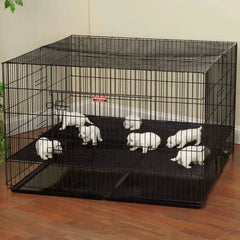 ProSelect Puppy PlayPen w/Plastic Pan L Black
