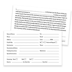 ProSelect Kennel Card 3x5In 100Pk