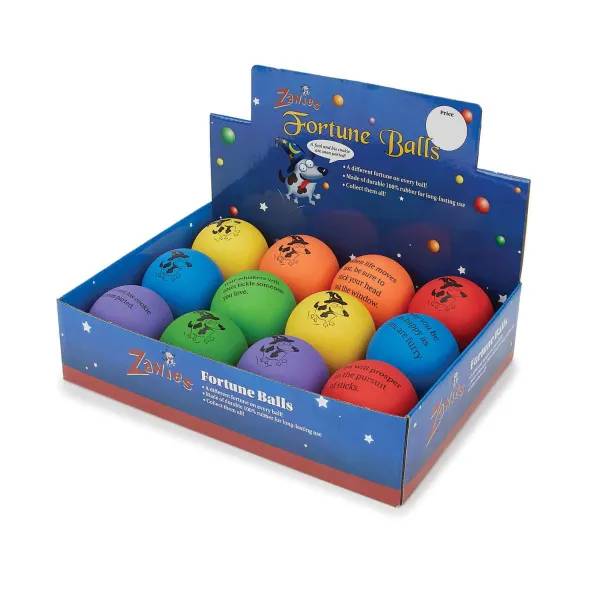 Zanies Fortune Ball Displays 12 Pieces