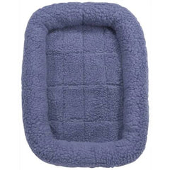 Slumber Pet Sherpa Crate Bed M Blue