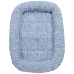 Slumber Pet Sherpa Crate Bed M/L Blue