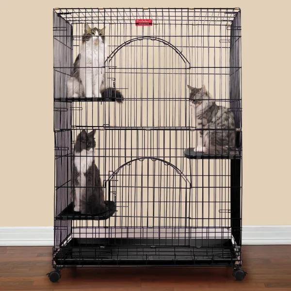 ProSelect Black Foldable Cat Cages