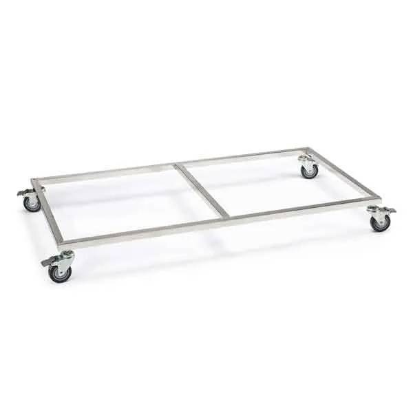 ProSelect Modular Cage Base w/Wheels Stainless Steel