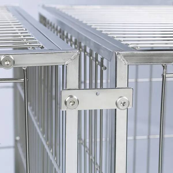 ProSelect Modular Cage Connectors Stainless Steel 4Pk