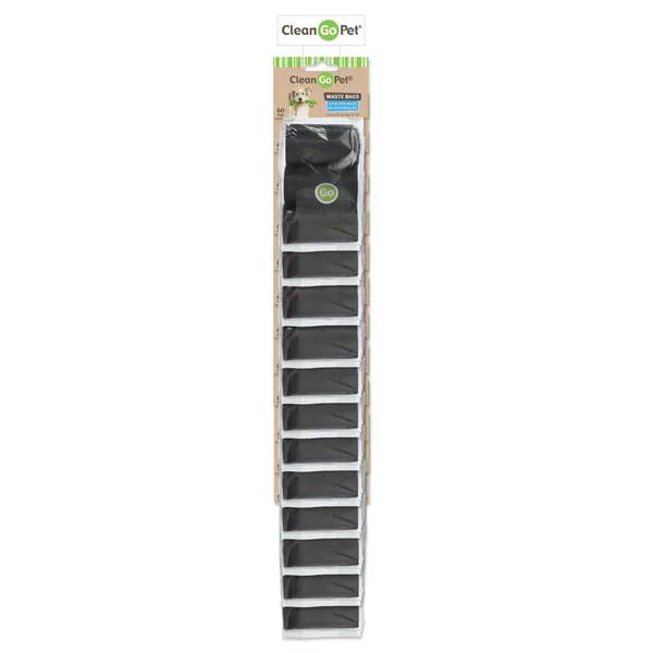 Clean Go Pet Replacement Waste Bag Retail Display Strip 12 Piece