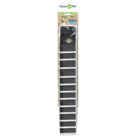 Clean Go Pet Replacement Waste Bag Retail Display Strip 12 Piece