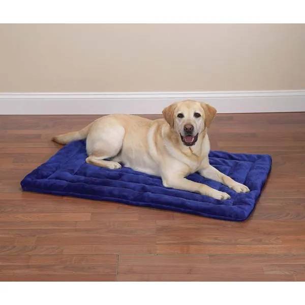 Slumber Pet Plush Mat XXL 41x27In Gray