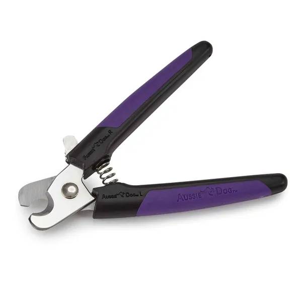 Aussie Dog Nail Clipper Large Black-Purple