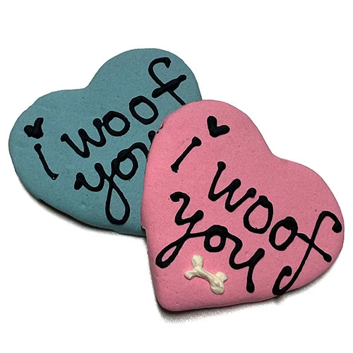Bubba Rose Woof Hearts Peanut Butter Dog Treats