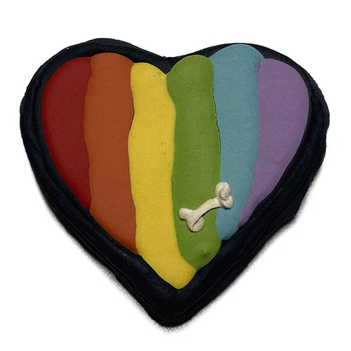 Bubba Rose Pride Heart Dog Treats