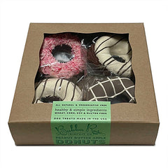 Bubba Rose Donut Box Peanut Butter Dog Treats - Contains 4 treats