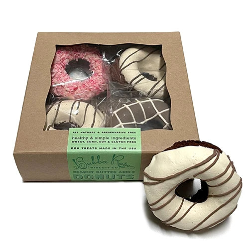 Bubba Rose Donut Box Peanut Butter Dog Treats