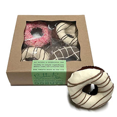 Bubba Rose Donut Box Peanut Butter Dog Treats - Contains 4 treats