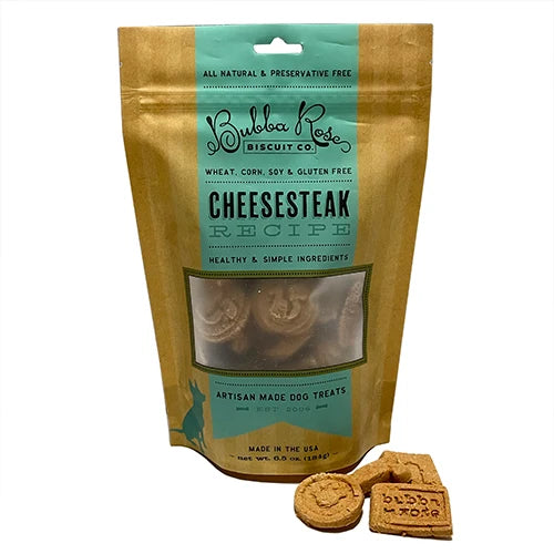 Bubba Rose Cheesesteak Dog Biscuits