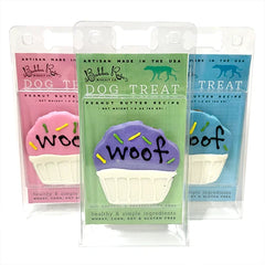 Bubba Rose Cupcake Peanut Butter Dog Treats (Case of 12)