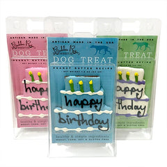 Bubba Rose Birthday Cake Peanut Butter Dog Treats (Case of 12)