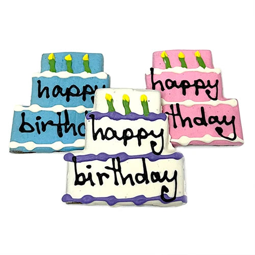Bubba Rose Birthday Cake Peanut Butter Dog Treats
