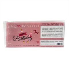 Bubba Rose Birthday Girl Peanut Butter Dog Treat Box -Contains 3 treats