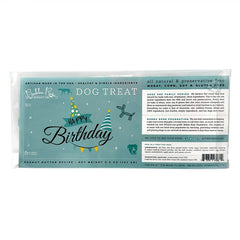 Bubba Rose Birthday Boy Peanut Butter Dog Treat Box - Contains 3 treats