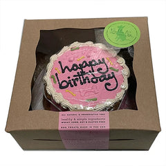 Bubba Rose Pink Peanut Butter Dog Cake