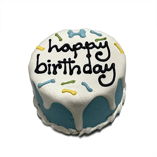Bubba Rose Blue Birthday Baby Cake Dog Treat