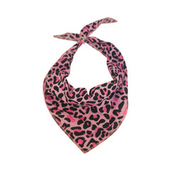 Leopard Bandana,Medium, (Pack of 10)