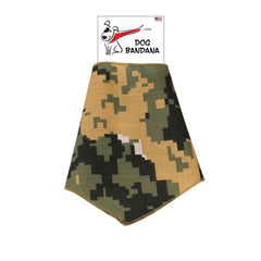 Digital Camo Bandana, Green,Small, (Pack of 10)
