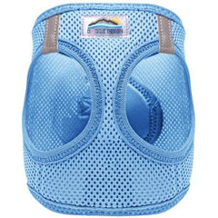 American River Solid Ultra Choke Free Dog Harness - Light Blue, Medium