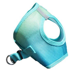 American River Choke Free Dog Harness Ombre Collection - Aruba Blue, Large