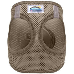 American River Solid Ultra Choke Free Dog Harness - Fossil Brown, Medium