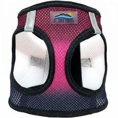 American River Choke Free Dog Harness Ombre Collection - Sunset Pink, Medium