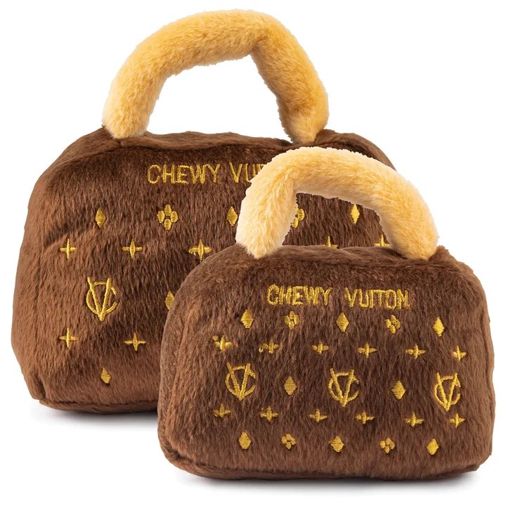 Brown Chewy Vuiton Bag - lg