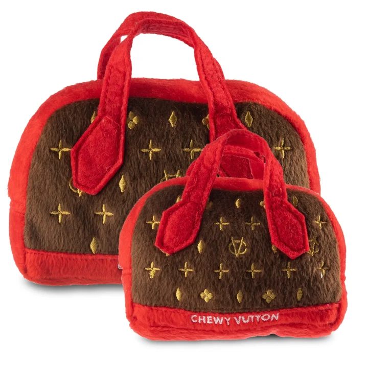 Chewy Vuiton Posh Purse (Red Trim)- petite