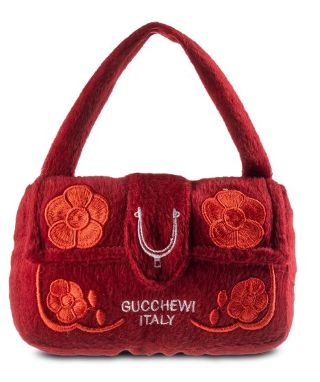 Gucchewi Red Floral Purse