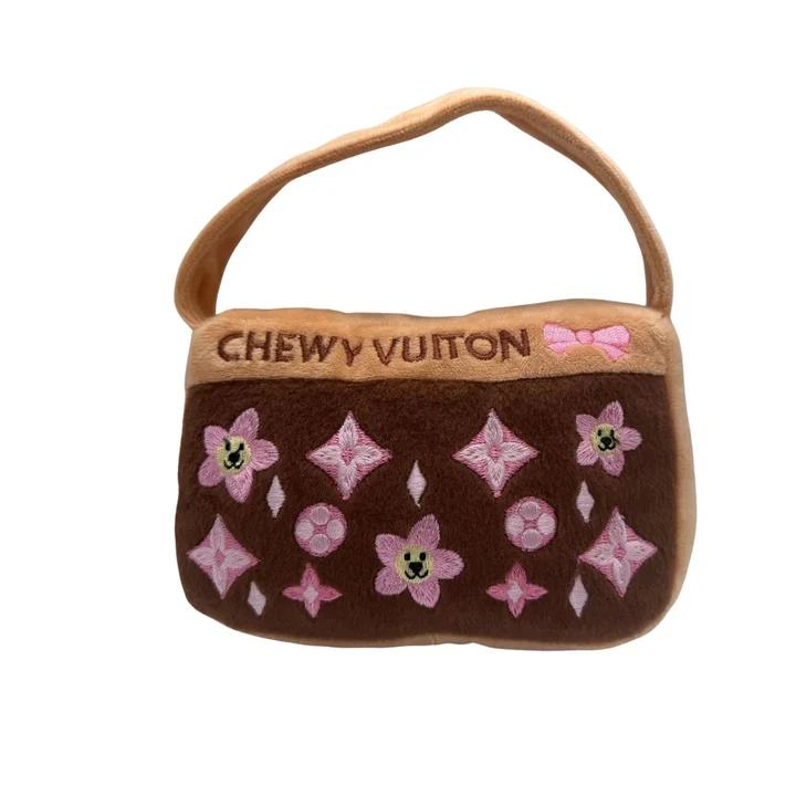 Chewy Vuiton Brown Blossom Purse