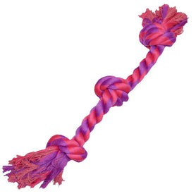 Amazing Pet Rope 3 Knot Bone 20" Purple/Magenta