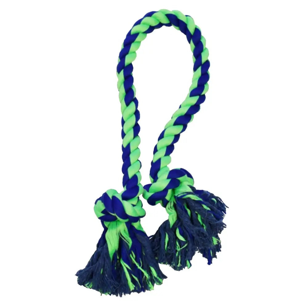 Amazing Pet Rope 2 Knot 48" Blue/Green