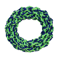 Amazing Pet Rope Ring 9" Blue/Green