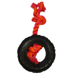 Amazing Pet Rope W/Tire 7.25" Orange/Magenta