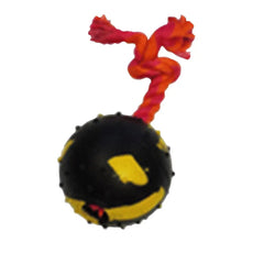 Amazing Pet Rope W/4" Ball Orange/Magenta