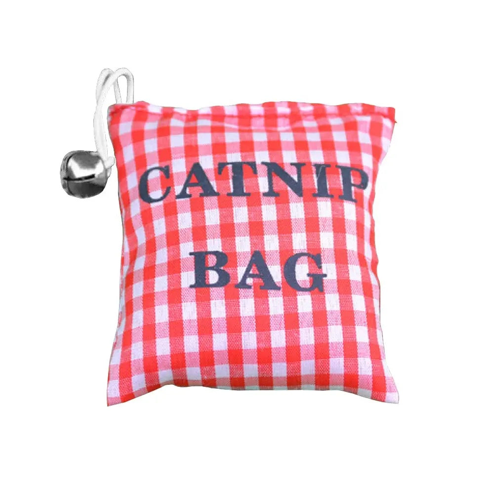 Amazing Pet Cat Toy Gingham Pillow
